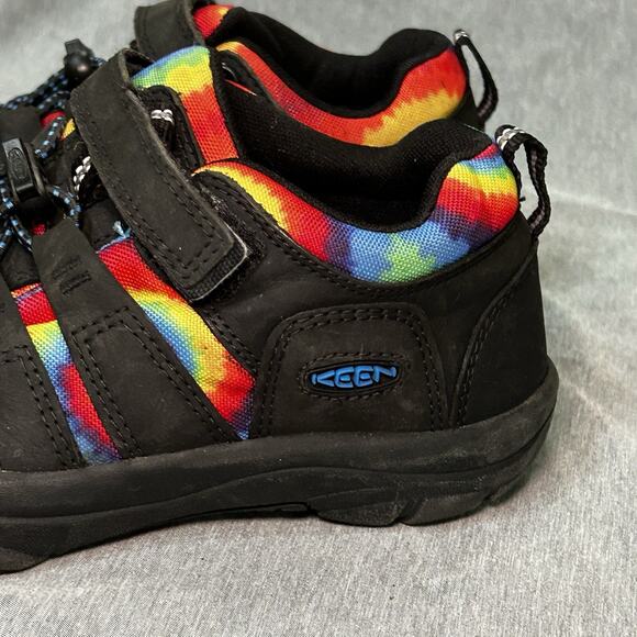 Keen Kids Size 3 Unisex Newport Black tie Dye Athletic water hiking Shoes - Picture 8 of 16